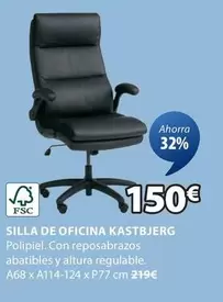 Oferta de Silla De Oficina Kastbjerg por 150€ en JYSK