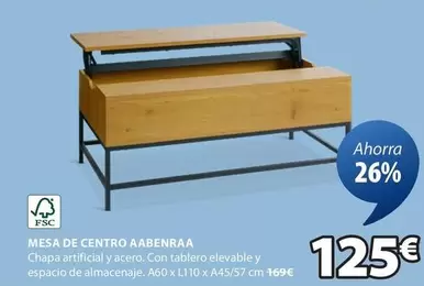 Oferta de Mesa De Centro Aabenraa por 125€ en JYSK