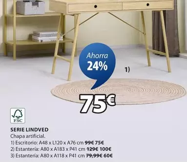 Oferta de Serie Lindved por 75€ en JYSK