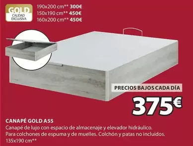 Oferta de Gold - Canapé  A55 por 375€ en JYSK