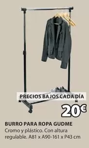 Oferta de Burro Para Ropa Gudme por 20€ en JYSK