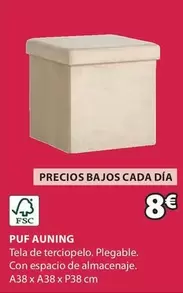 Oferta de PUF AUNING por 8€ en JYSK