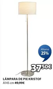 Oferta de Lámpara De Pie Kristof por 37,5€ en JYSK