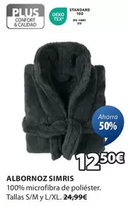 Oferta de Plus - Albornoz Simris por 12,5€ en JYSK