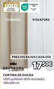 Oferta de Kronborg - Cortina De Ducha por 17,5€ en JYSK