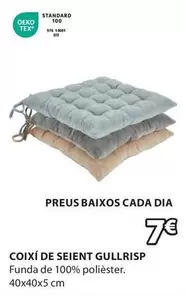 Oferta de TEX - Coixi De Seient Gulbrisp por 7€ en JYSK