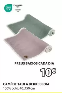 Oferta de Standard - Camí De Taula Bekkeblom por 10€ en JYSK