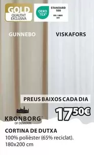 Oferta de Kronborg - Cortina De Dutxa por 17,5€ en JYSK