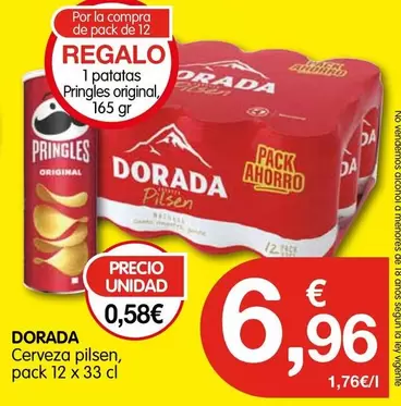 Oferta de Dorada - Cerveza Pilsen por 6,96€ en CashDiplo