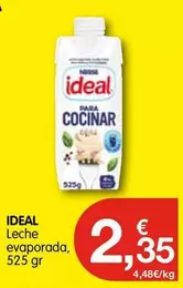 Oferta de Ideal - Leche Evaporada por 2,35€ en CashDiplo