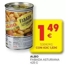 Oferta de Albo - Fabada Asturiana por 1,49€ en CashDiplo