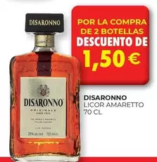 Oferta de Disaronno - Licor Amaretto por 1,5€ en CashDiplo