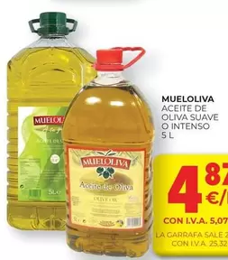 Oferta de Mueloliva - Aceite De Oliva Suave O Intenso por 4,87€ en CashDiplo