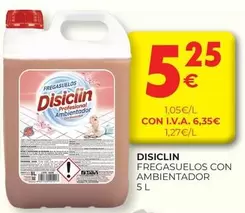 Oferta de Disiclin - Fregasuelos Con Ambientador por 5,25€ en CashDiplo