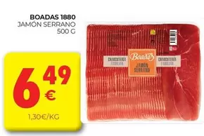 Oferta de Boadas - Jamón Serrano por 6,49€ en CashDiplo