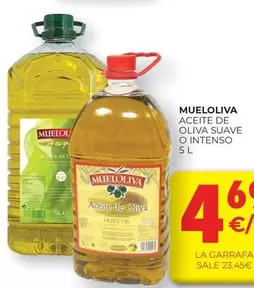 Oferta de Mueloliva - Aceite De Oliva Suave O Intenso por 4,69€ en CashDiplo