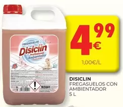 Oferta de Disiclin - Fregasuelos Con Ambientador por 4,99€ en CashDiplo