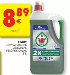 Oferta de Fairy - Lavavajillas Original Profesional por 8,89€ en CashDiplo