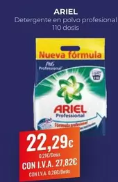 Oferta de Ariel - Detergente En Polvo Profesional por 22,29€ en CashDiplo