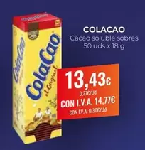 Oferta de Cola Cao - Cacao Soluble Sobres por 13,43€ en CashDiplo