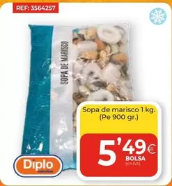 Oferta de Sopa De Marisco por 5,49€ en CashDiplo