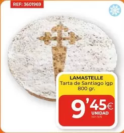 Oferta de Lamastelle -  Tarta De Santiago IGP por 9,45€ en CashDiplo