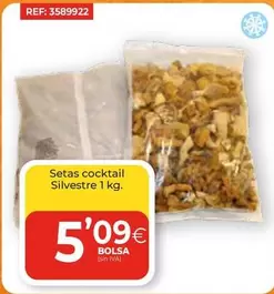 Oferta de Setas Cocktail Silvestre por 5,09€ en CashDiplo