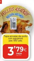 Oferta de Tapa Envase De Pollo Con Agujeros por 3,79€ en CashDiplo