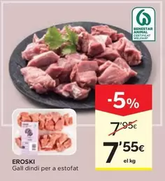 Oferta de Eroski - Gall Dindi Per A Estofat por 7,55€ en Caprabo