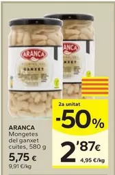 Oferta de Aranca - Mongetes Del Ganxet Cuites por 5,75€ en Caprabo