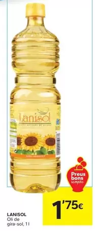 Oferta de Lanisol - Oli De Gira-Sol por 1,75€ en Caprabo