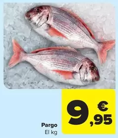 Oferta de Pargo por 9,95€ en Carrefour Market