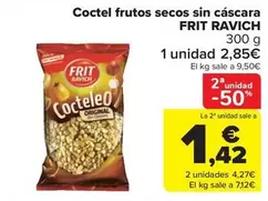 Oferta de Frit Ravich - Coctel Frutos Secos Sin Cascara por 2,85€ en Carrefour Market