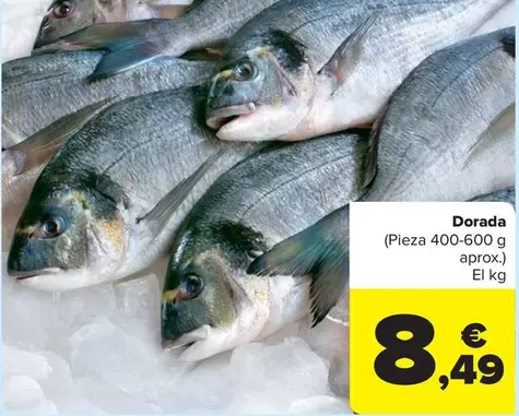 Oferta de Dorada por 8,49€ en Carrefour Market