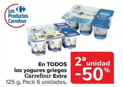 Oferta de Carrefour - En Todos Los Yogures Griegos Extra en Carrefour Market