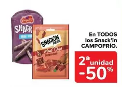 Oferta de Campofrío - En Todos Los Snack'in en Carrefour Market