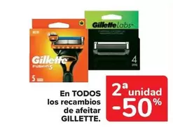 Oferta de Gillette - En Todos Los Recambios De Afeitar en Carrefour Market