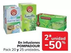 Oferta de Pompadour - En Infusiones en Carrefour Market