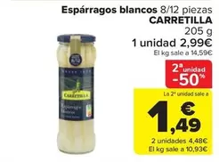 Oferta de Carretilla - Esparragos Blancos  por 2,99€ en Carrefour Market