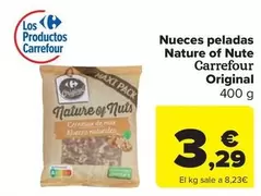 Oferta de Carrefour - Nueces Peladas Nature Of Nute por 3,29€ en Carrefour Market