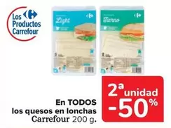 Oferta de Carrefour - En Todos Los Quesos En Lonchas en Carrefour Market