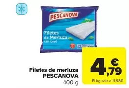 Oferta de Pescanova - Filetes De Merluza por 4,79€ en Carrefour Market