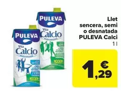 Oferta de Puleva - Leche Entera, Semi O Desnatada por 1,29€ en Carrefour Market