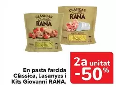 Oferta de Rana - En Pasta Rellena Clasica, Lasañas Y Kits en Carrefour Market