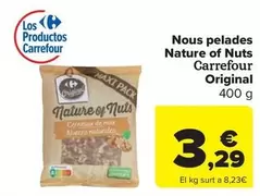 Oferta de Carrefour - Nueces Peladas Nature Of Nute por 3,29€ en Carrefour Market