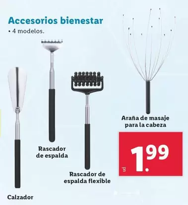 Oferta de Accesorios Bienestar por 1,99€ en Lidl