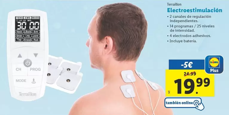 Oferta de Terraillon - Electroestimulación  por 19,99€ en Lidl