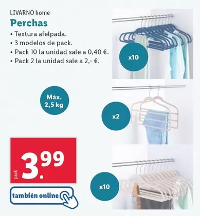 Oferta de Livarno Home - Perchas por 3,99€ en Lidl