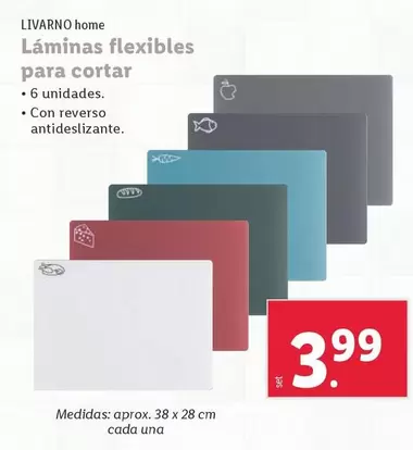 Oferta de Livarno Home - Láminas Flexibles Para Cortar por 3,99€ en Lidl