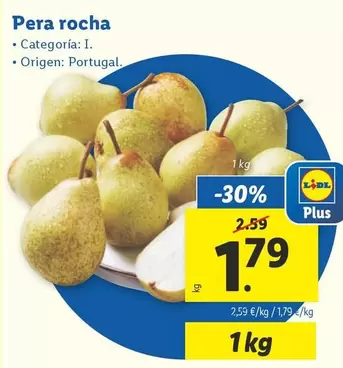 Oferta de Pera Rocha por 1,79€ en Lidl